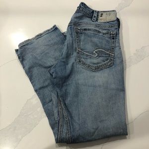 Light blue silver gordie jeans US size w33/L32